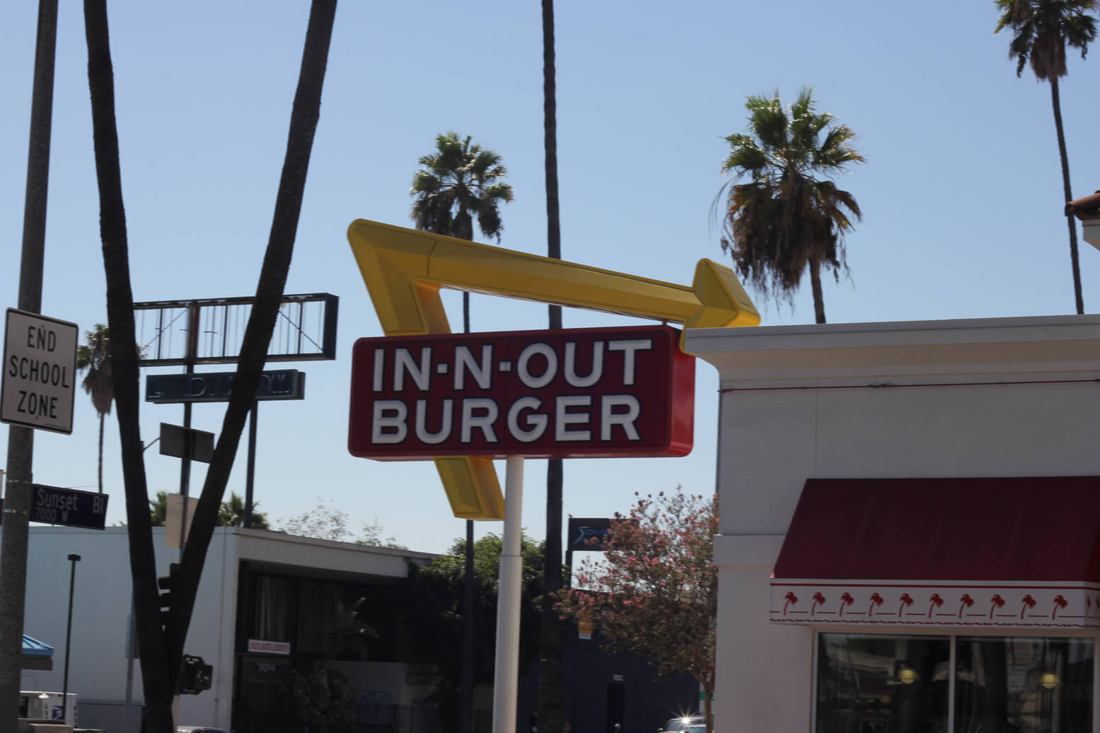 In n Out Burger Los Angeles