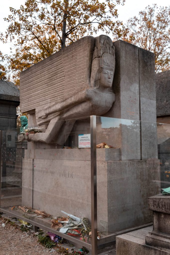 Oscar Wilde Grave in Pere Lachaise