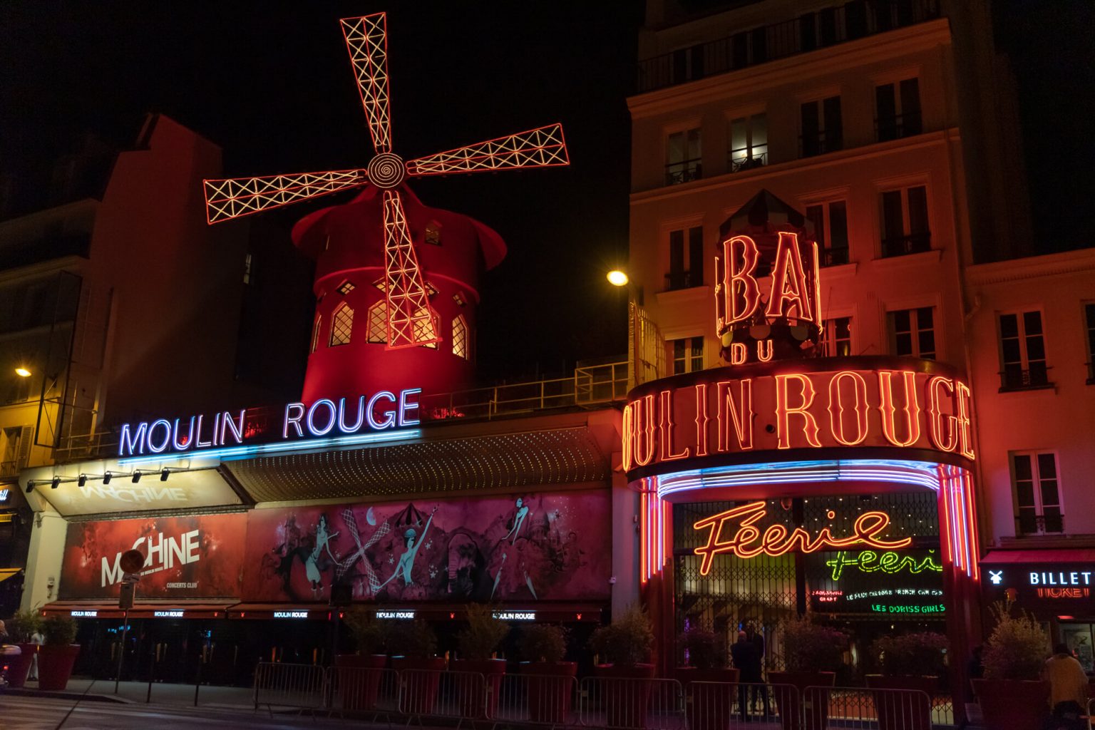 Moulin Rouge at Night