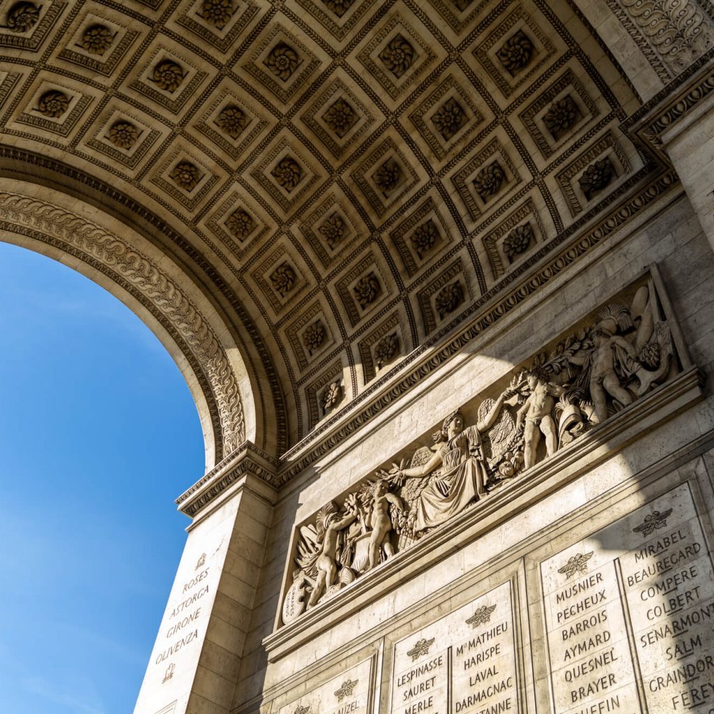 Arc De Triomphe from below