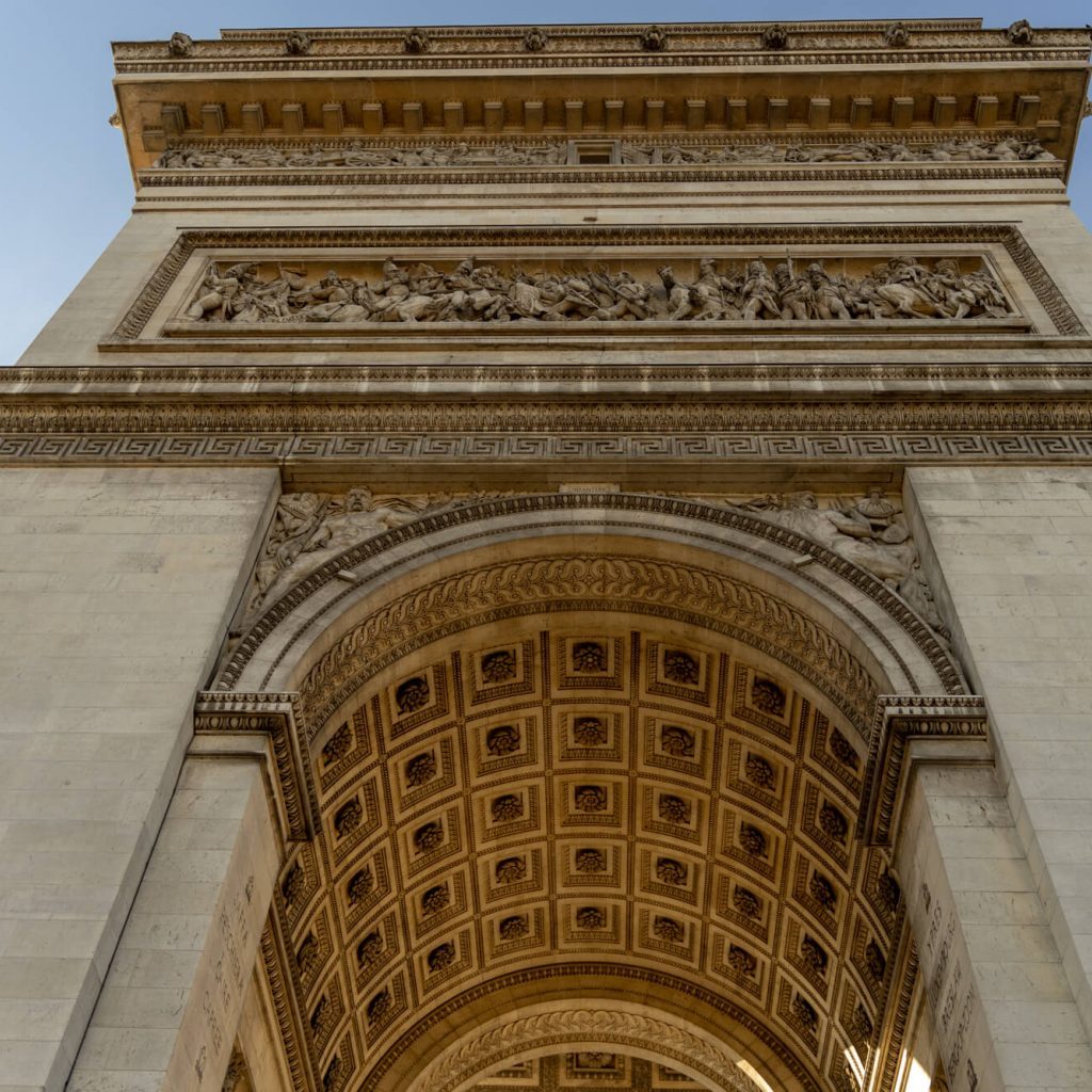 Arc De Triomphe from below