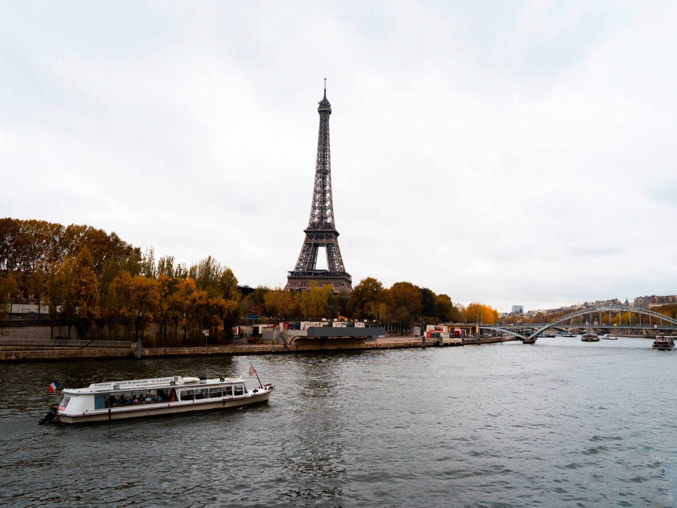 Eiffel Tower and the Seine