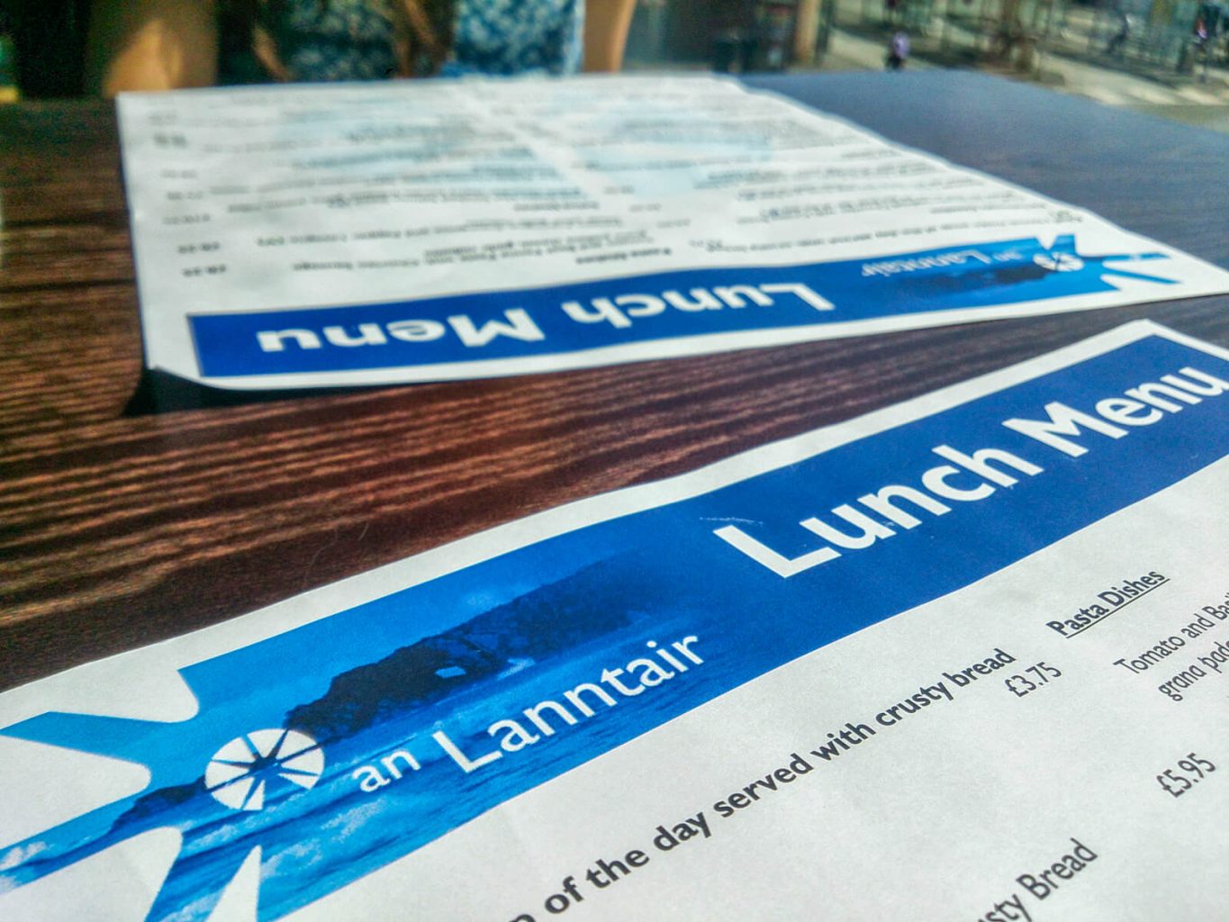 An Lanntair Menu