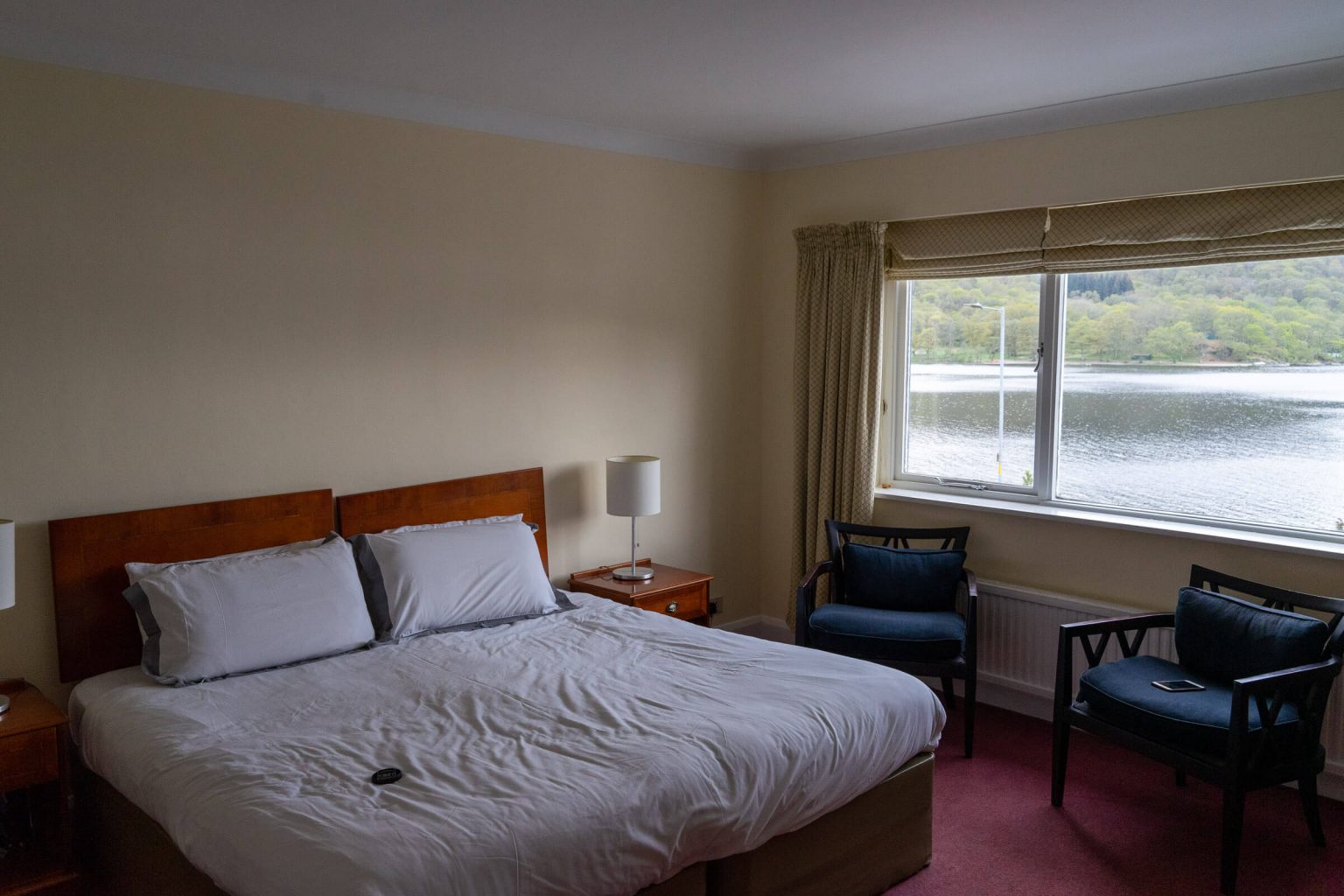 Bedroom in the Four Seasons Hotel in St FillansBedroom in the Four Seasons Hotel in St Fillans