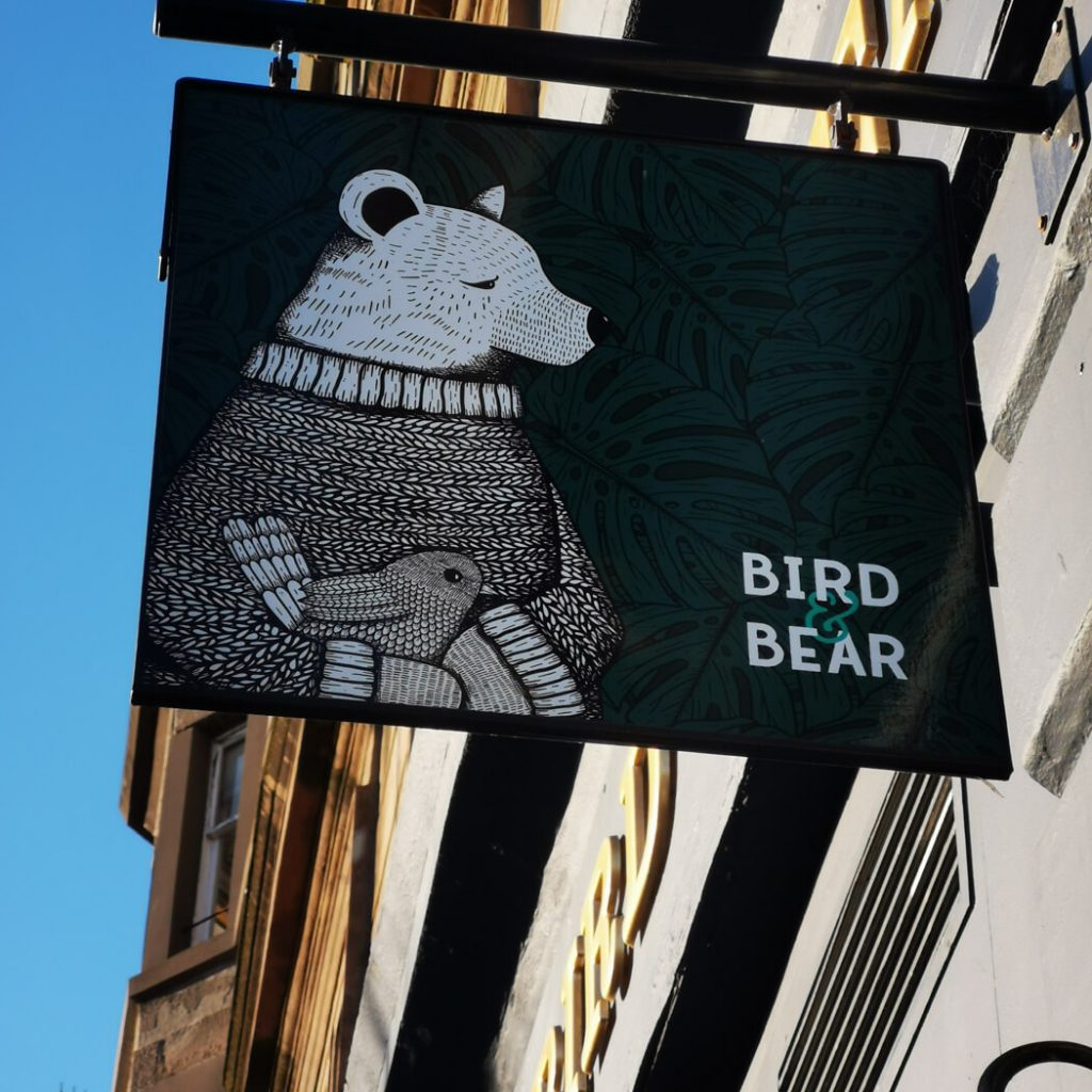 Bird and Bear Sign