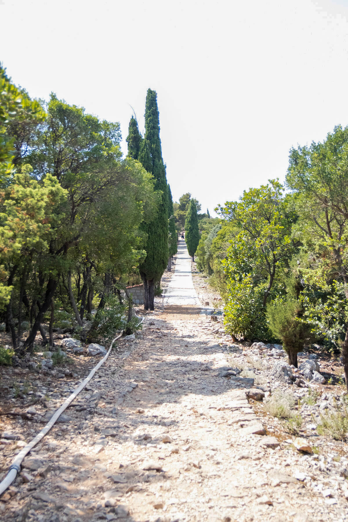 Hill to top of Lokrum