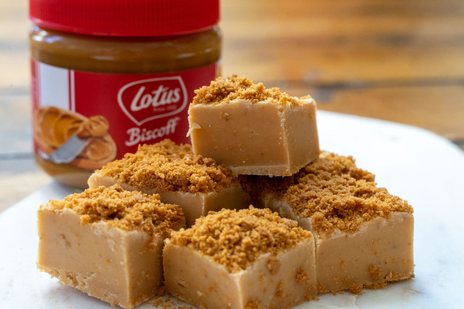 Lotus Biscoff Fudge Recipe Easy Biscoff Fudge