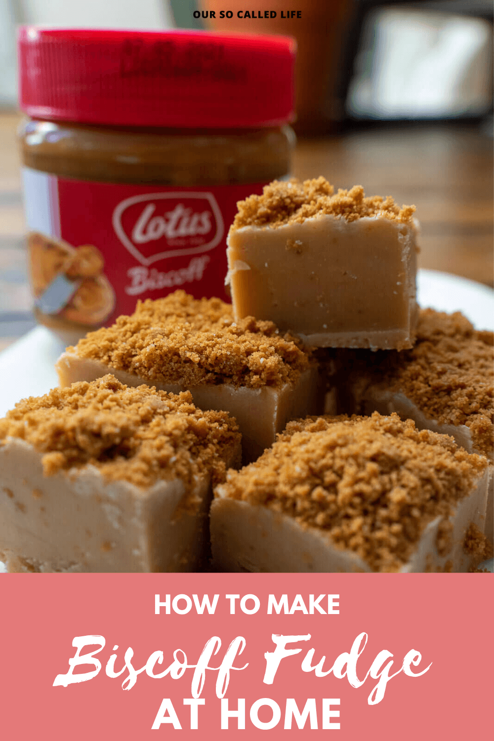 Slow Cooker Lotus Biscoff Fudge Recipe - What the Redhead said