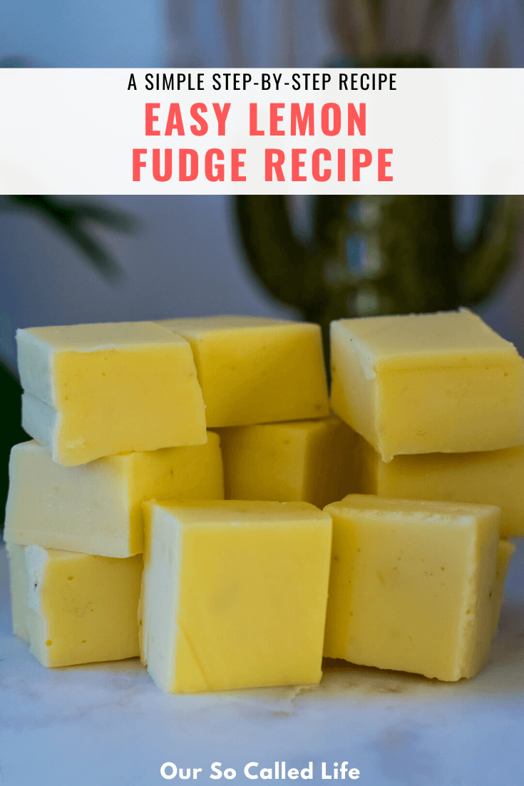 Easy Lemon Fudge Recipe