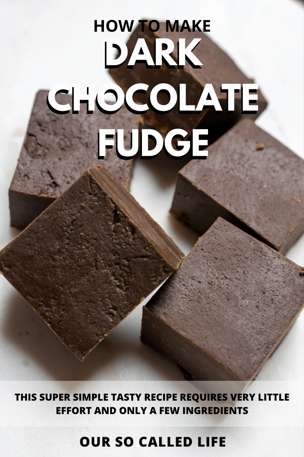 Dark Chocolate Fudge