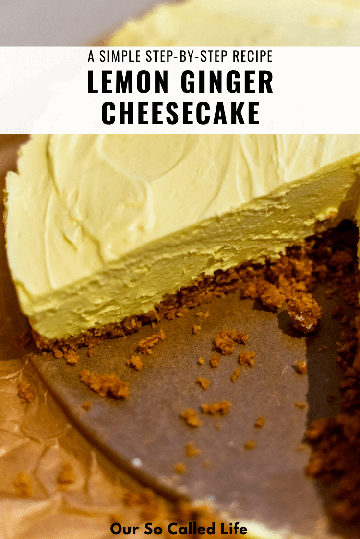 Lemon Ginger Cheesecake