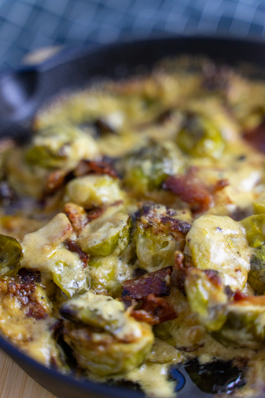 Creamy Brussels Sprouts with Bacon Recipe