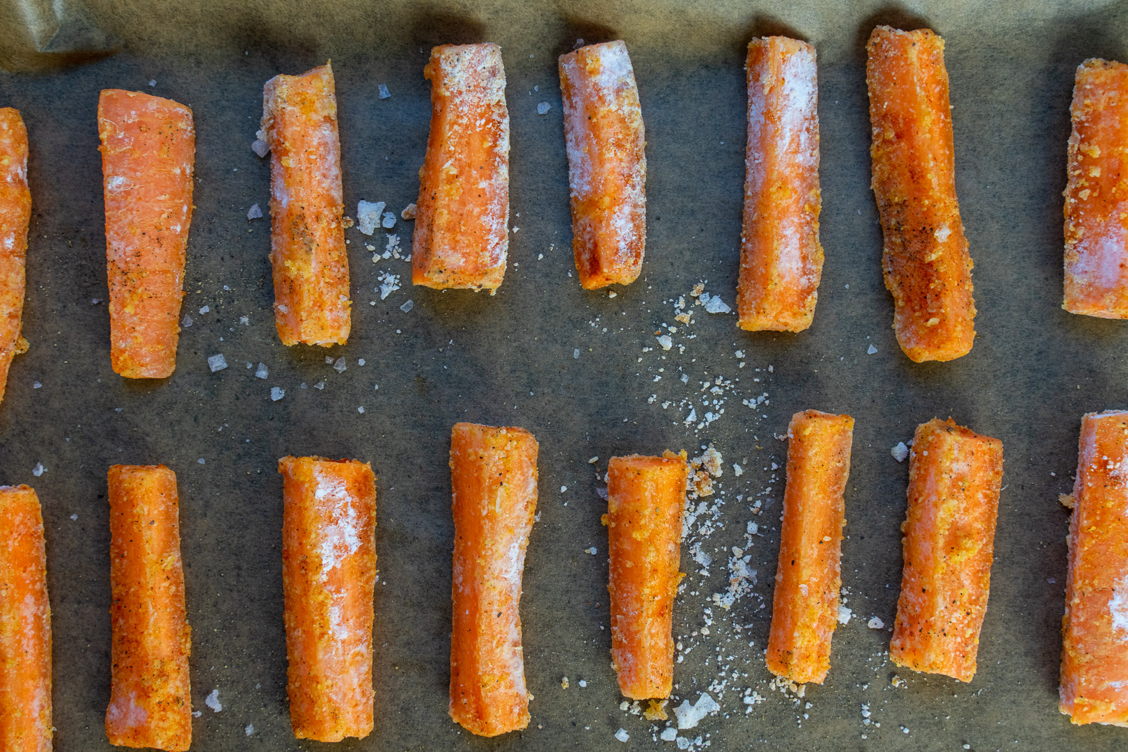 Crispy Baked Carrot Fries Recipe | Simple Recipes at Home