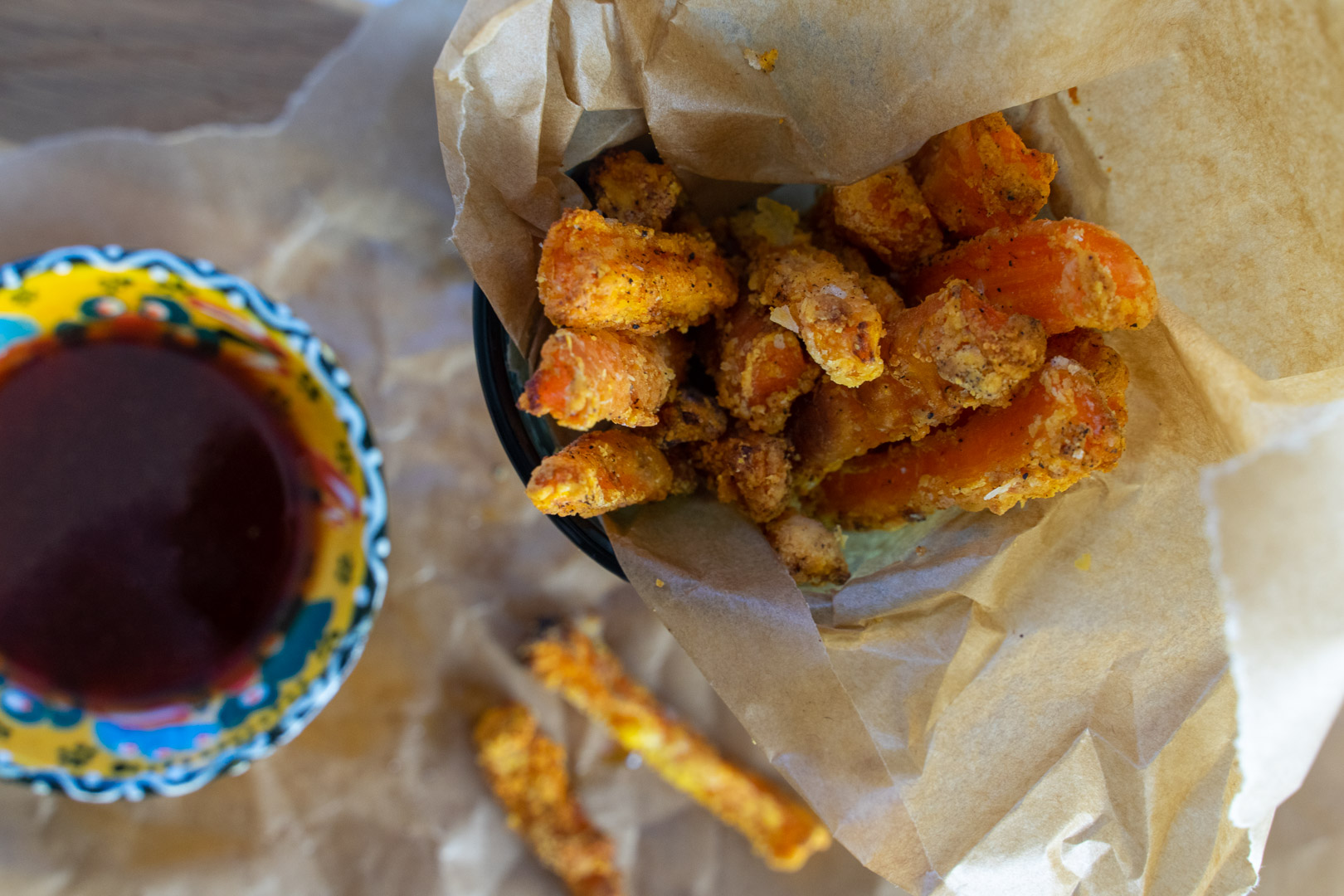 Crispy Baked Carrot Fries