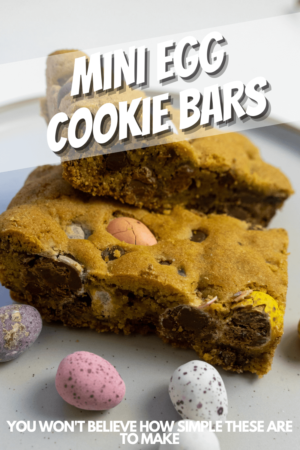 Mini Egg Cookie Bars