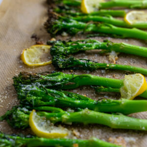 Roasted Parmesan Broccolini