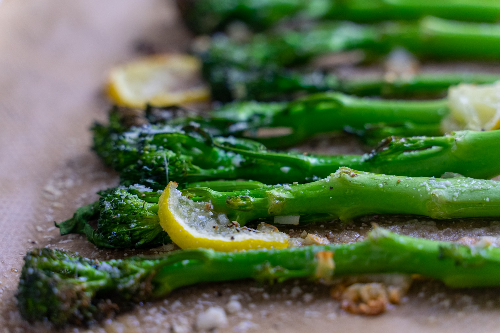 Roasted Parmesan Broccolini