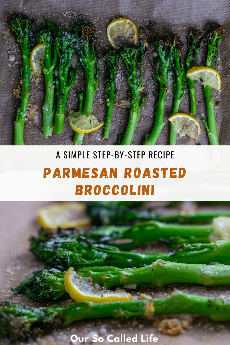 Roasted Parmesan Broccolini