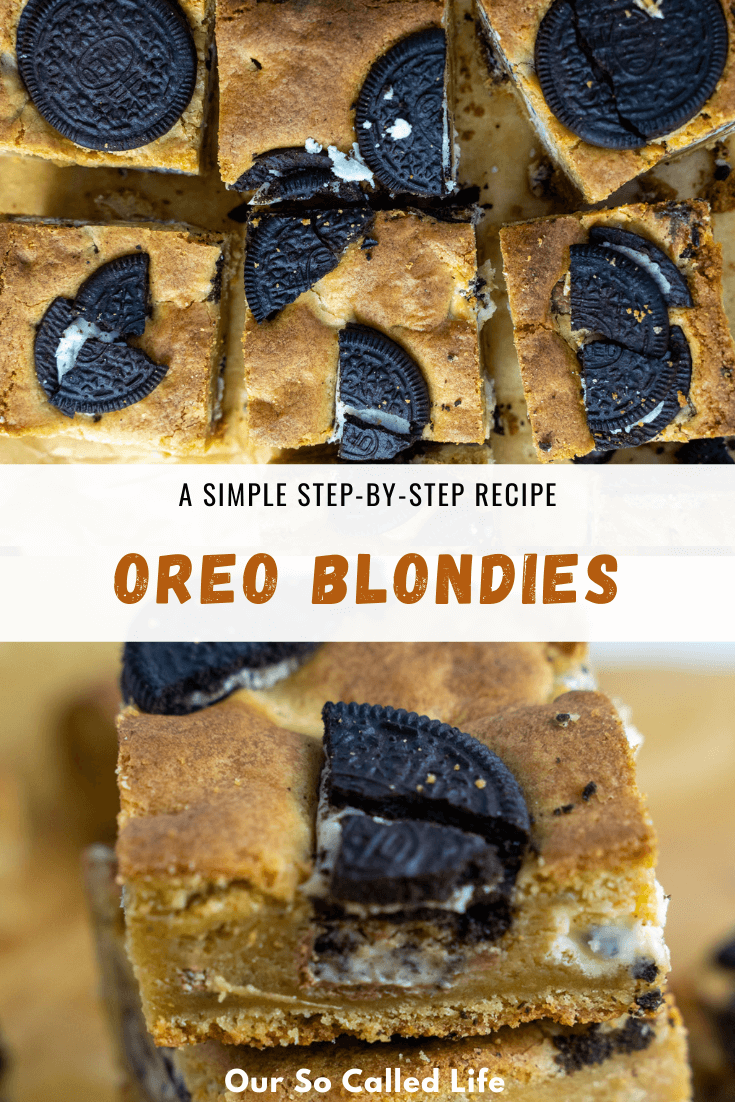 Oreo Blondies