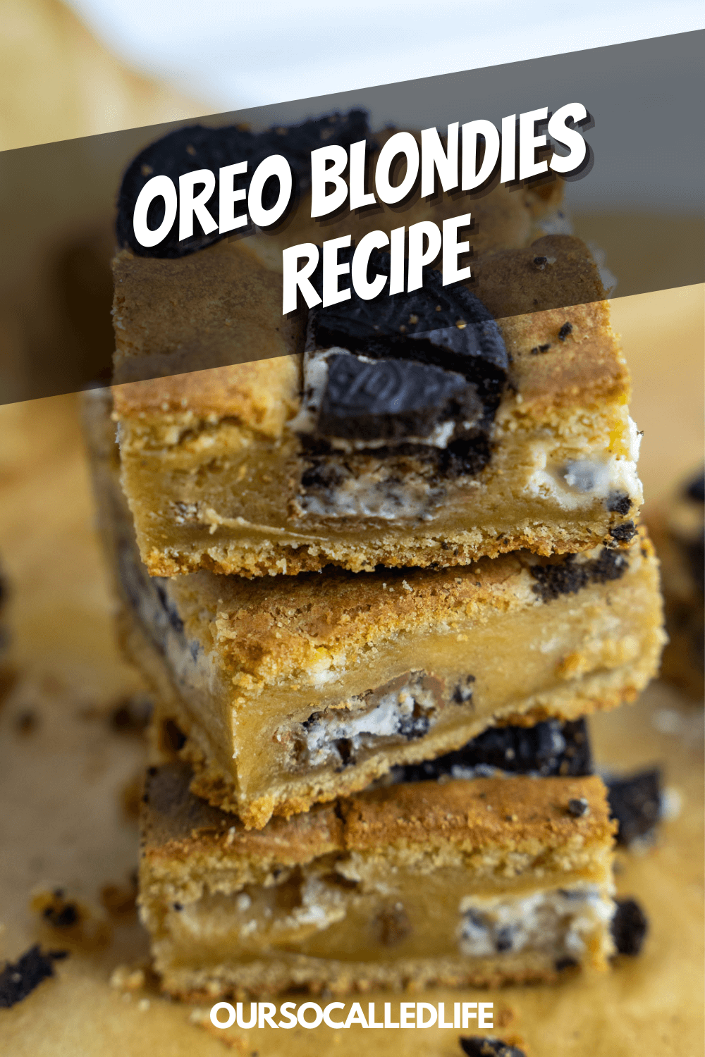 Oreo Blondies