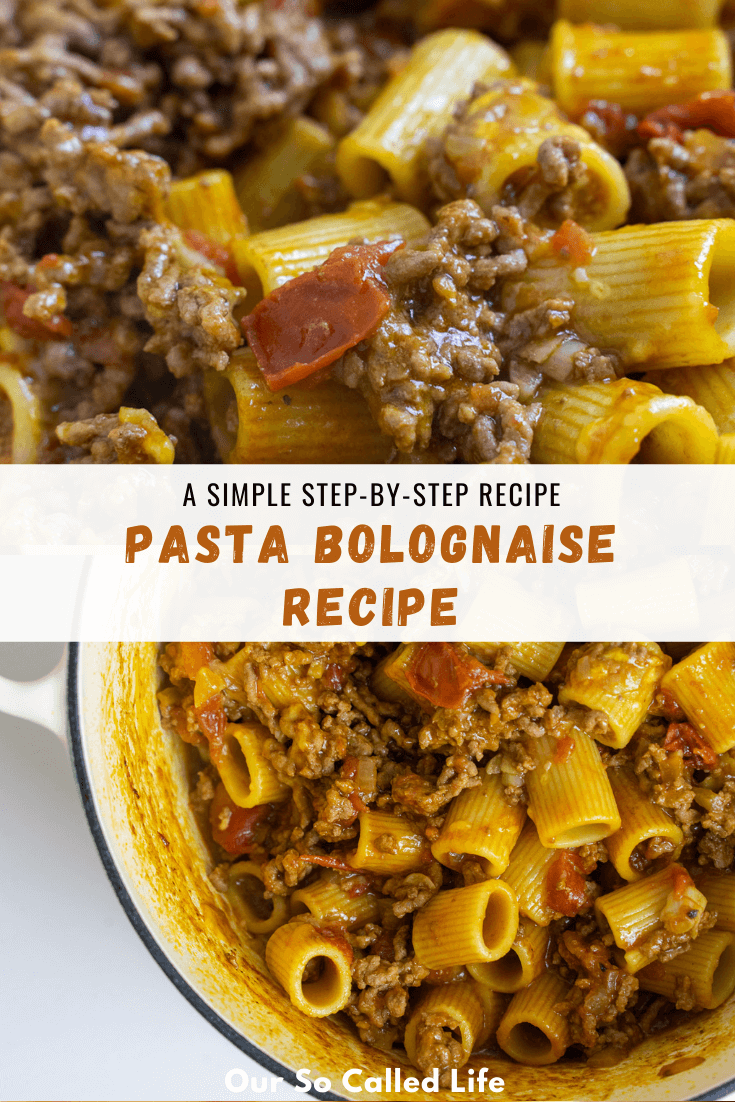 One Pot Pasta Bolognaise Recipe