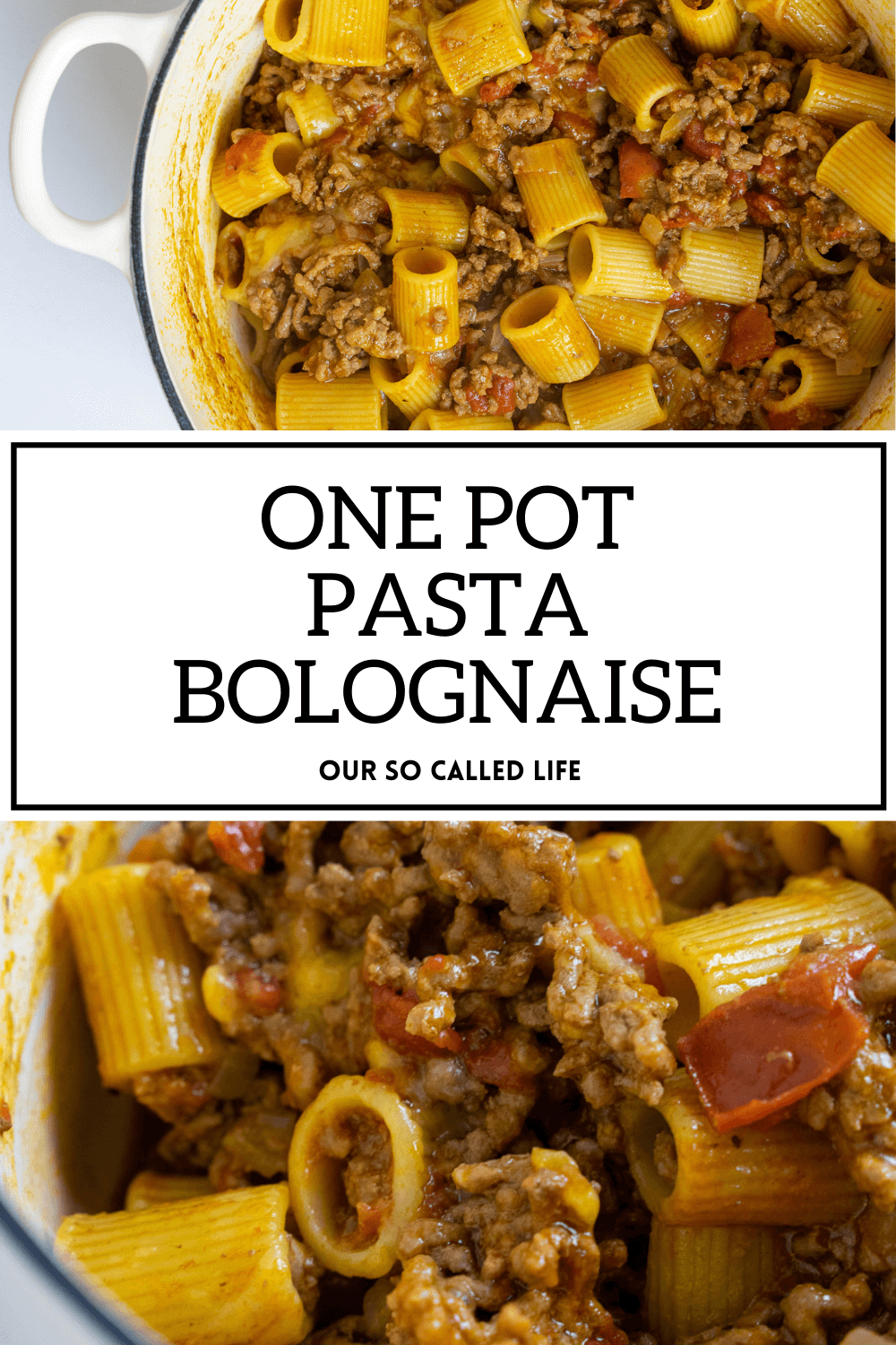 One Pot Pasta Bolognaise Recipe