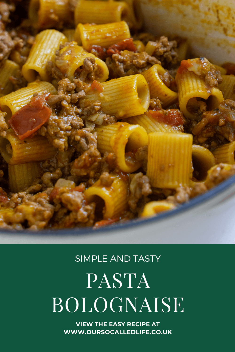 One Pot Pasta Bolognaise Recipe