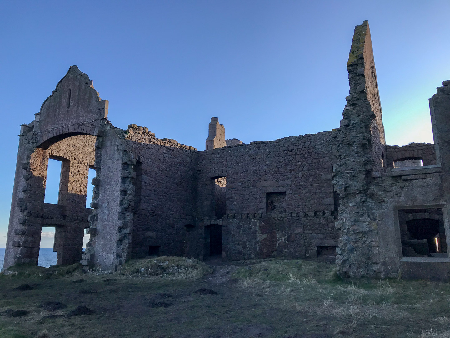 Outside Slains Castle